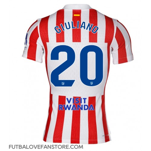 Atletico Madrid Giuliano Simeone #20 Domáci futbalový dres 2025-26 Krátky Rukáv Atletico Madrid Giuliano Simeone #20 Domáci futbalový dres 2025-26 Krátky Rukáv